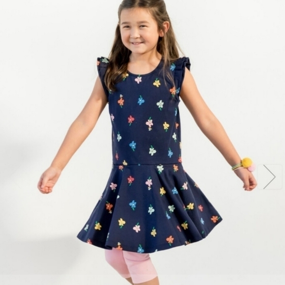 Hanna Andersson Floral Dress 10 - Picture 1 of 3